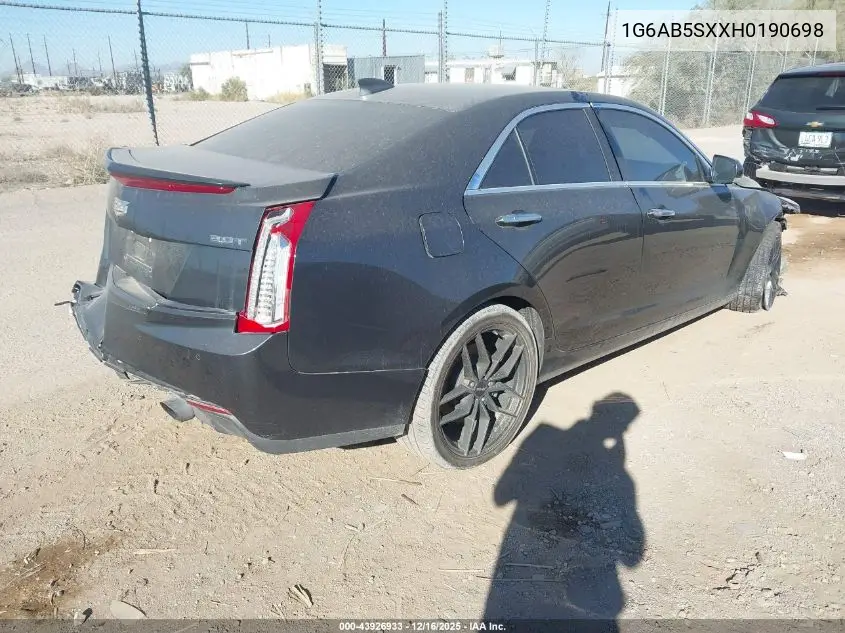 1G6AB5SXXH0190698 2017 Cadillac Ats Luxury