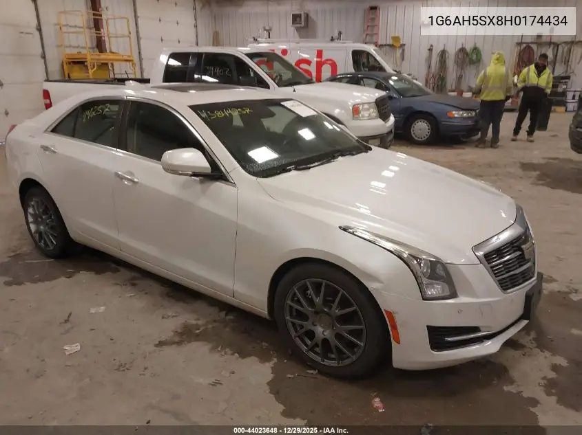 1G6AH5SX8H0174434 2017 Cadillac Ats Luxury
