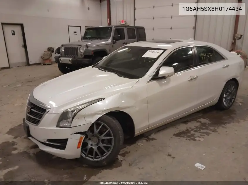 1G6AH5SX8H0174434 2017 Cadillac Ats Luxury