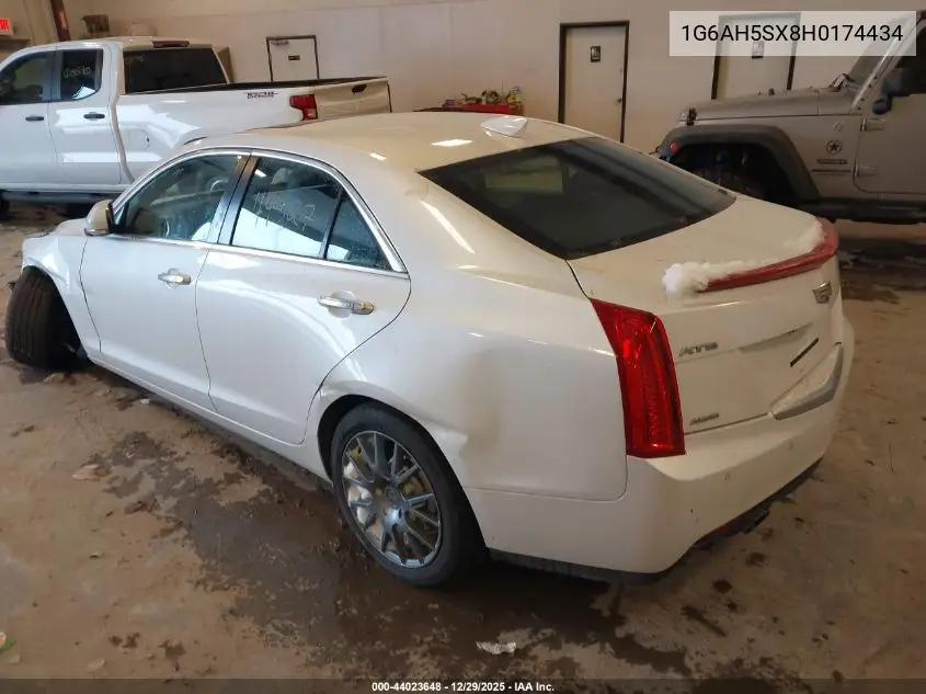 1G6AH5SX8H0174434 2017 Cadillac Ats Luxury