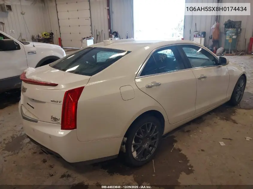 1G6AH5SX8H0174434 2017 Cadillac Ats Luxury