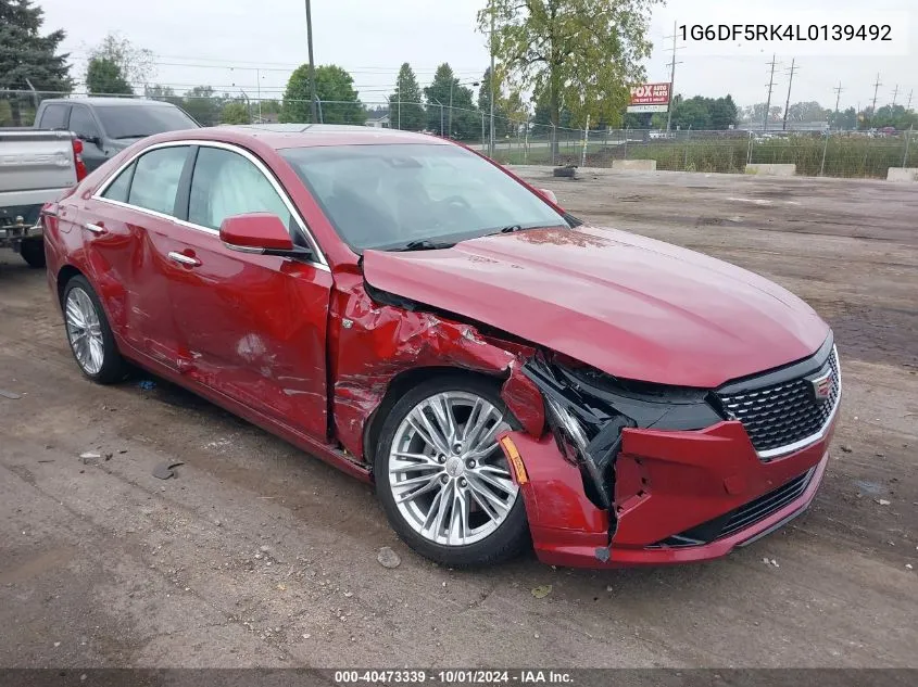 1G6DF5RK4L0139492 2020 Cadillac Ct4 Premium Luxury