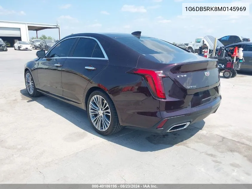 1G6DB5RK8M0145969 2021 Cadillac Ct4 Premium Luxury