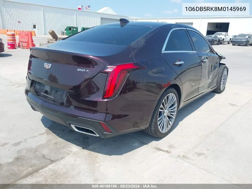 1G6DB5RK8M0145969 2021 Cadillac Ct4 Premium Luxury