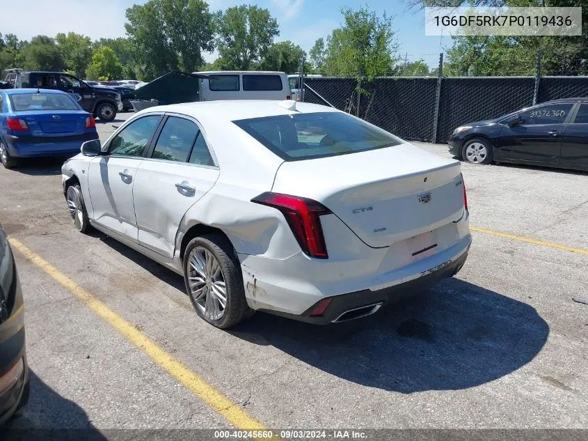 1G6DF5RK7P0119436 2023 Cadillac Ct4 Premium Luxury