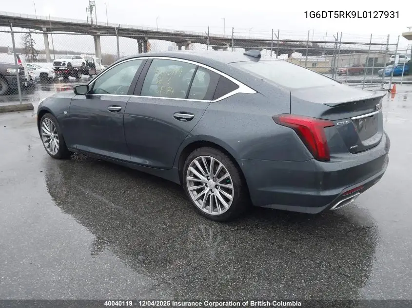 1G6DT5RK9L0127931 2020 Cadillac Ct5