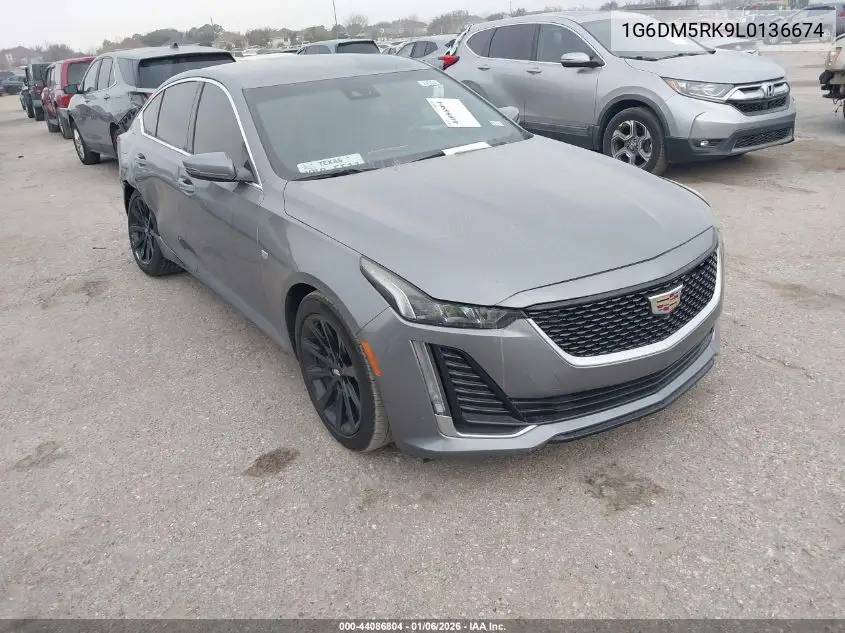 2020 Cadillac Ct5 Luxury VIN: 1G6DM5RK9L0136674 Lot: 44086804