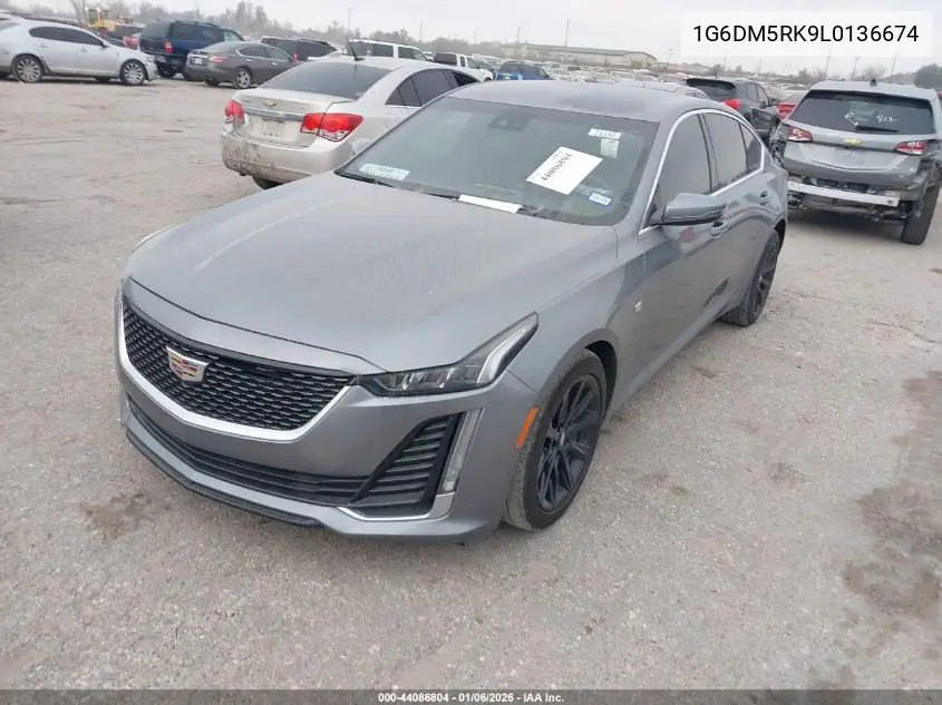 2020 Cadillac Ct5 Luxury VIN: 1G6DM5RK9L0136674 Lot: 44086804