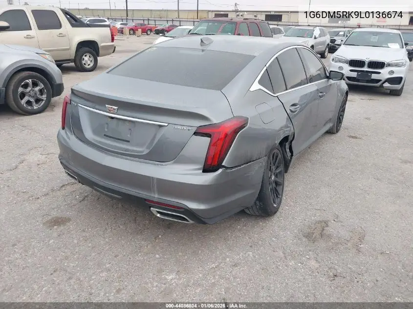 2020 Cadillac Ct5 Luxury VIN: 1G6DM5RK9L0136674 Lot: 44086804