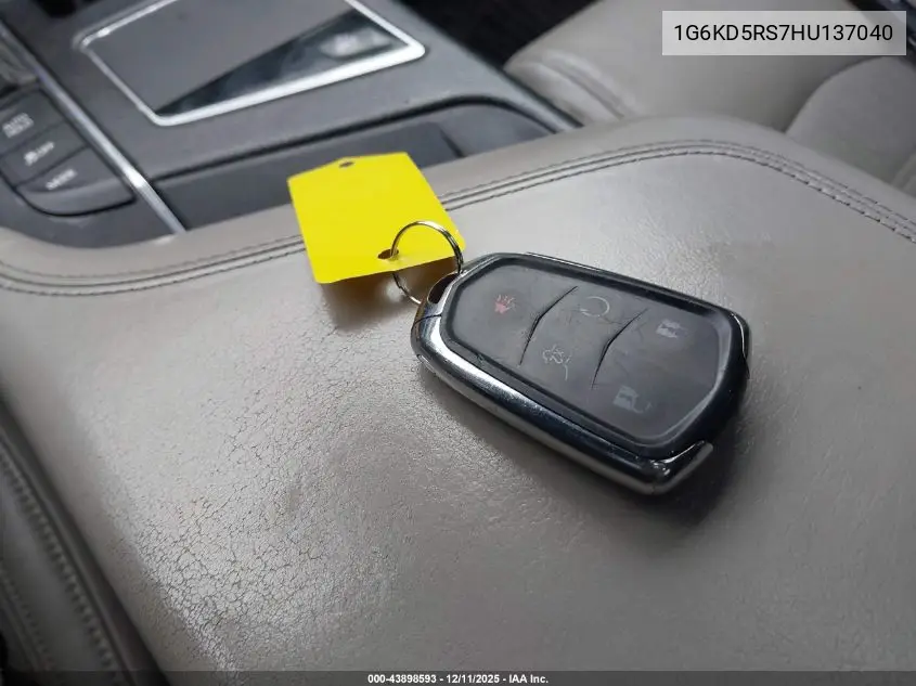 1G6KD5RS7HU137040 2017 Cadillac Ct6 Luxury