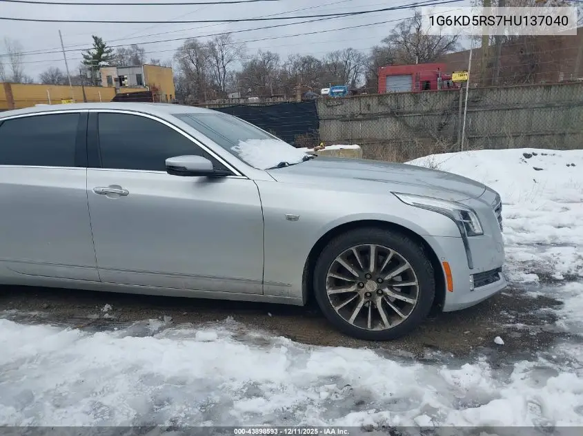 1G6KD5RS7HU137040 2017 Cadillac Ct6 Luxury