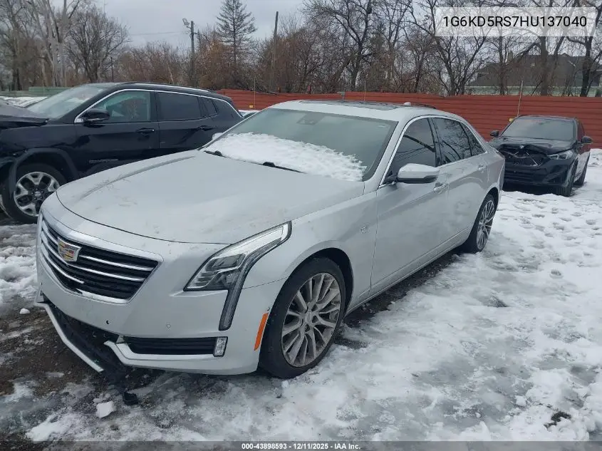 1G6KD5RS7HU137040 2017 Cadillac Ct6 Luxury