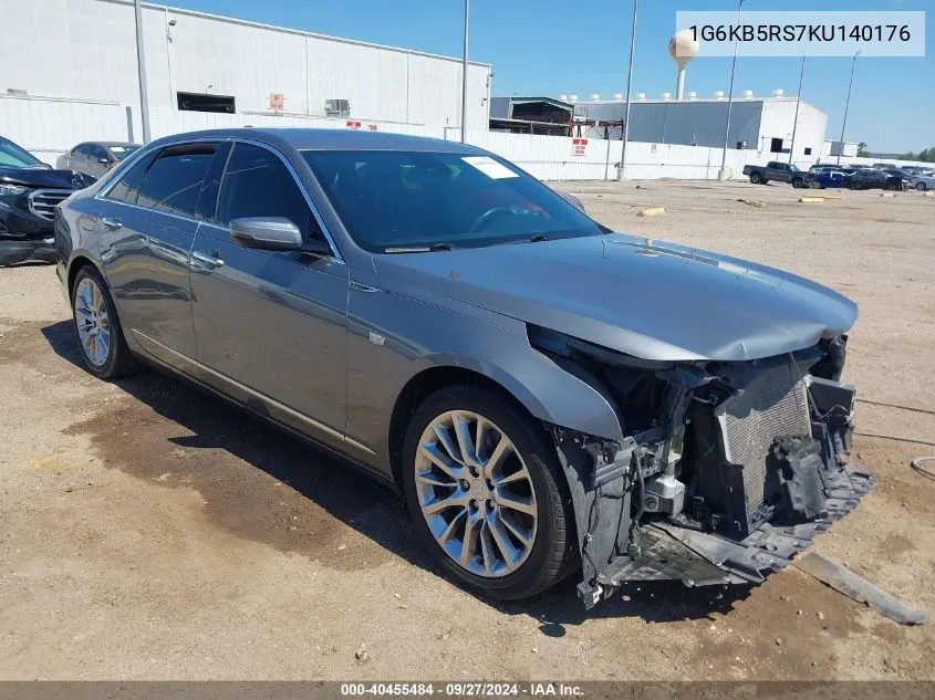 1G6KB5RS7KU140176 2019 Cadillac Ct6 Luxury