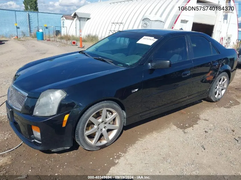 1G6DN57S740184370 2004 Cadillac Cts-V