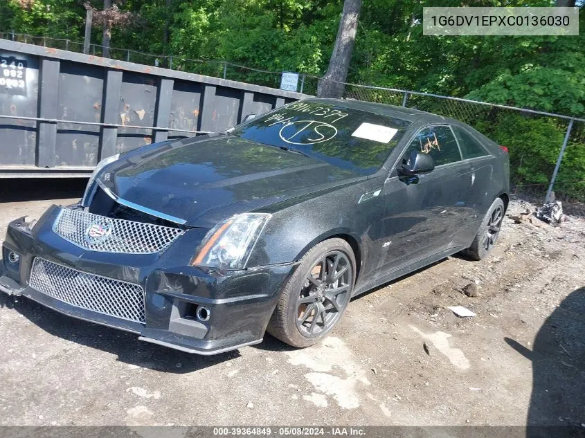 1G6DV1EPXC0136030 2012 Cadillac Cts-V