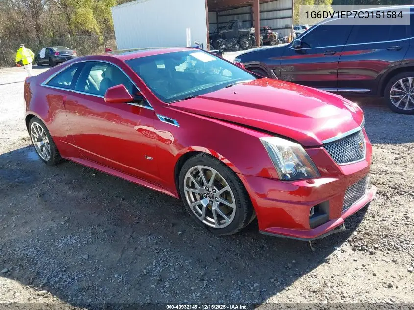 1G6DV1EP7C0151584 2012 Cadillac Cts-V