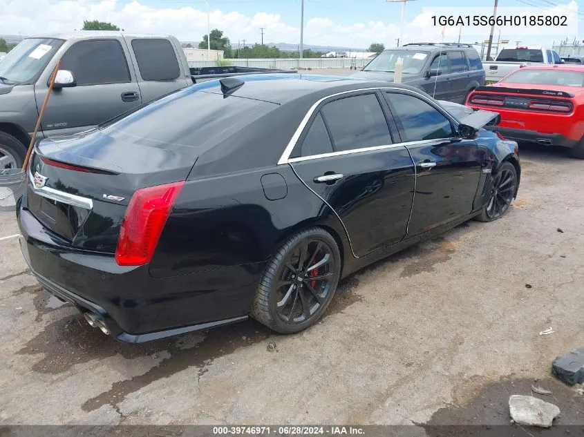 1G6A15S66H0185802 2017 Cadillac Cts-V