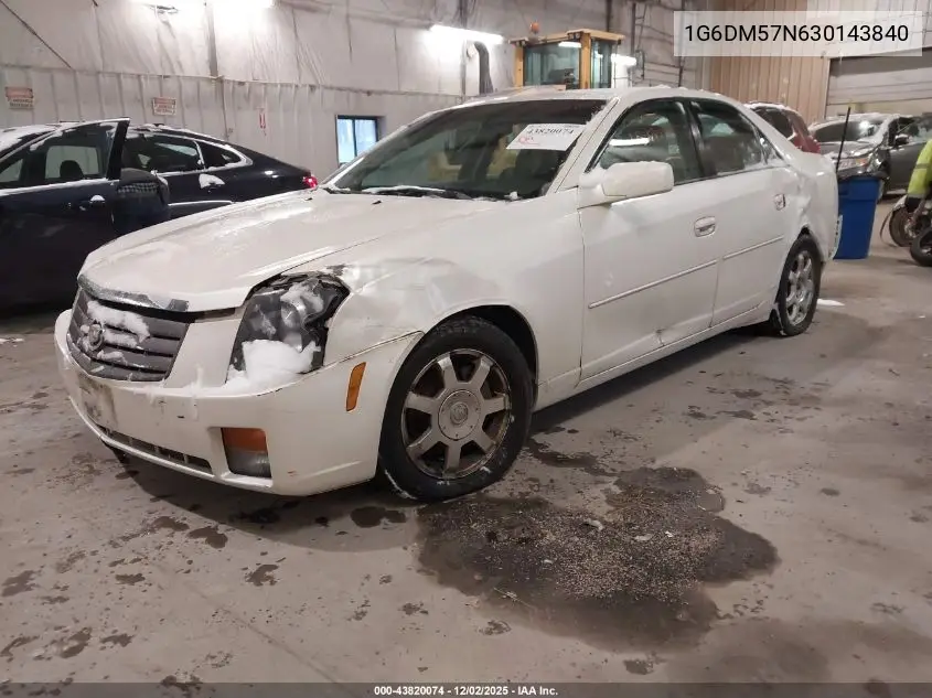 1G6DM57N630143840 2003 Cadillac Cts Standard