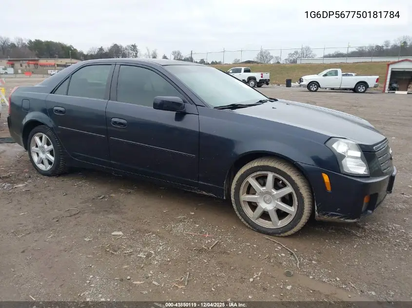 1G6DP567750181784 2005 Cadillac Cts Standard