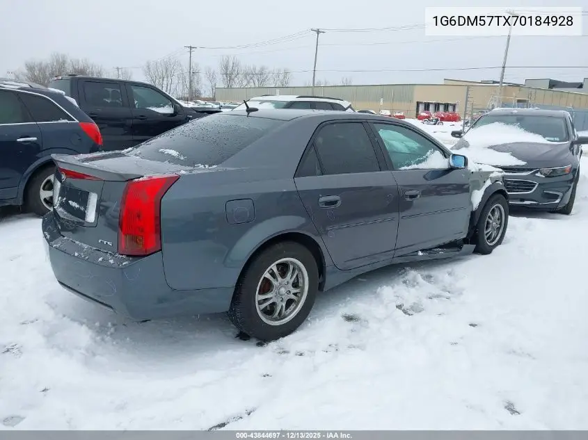 1G6DM57TX70184928 2007 Cadillac Cts Standard