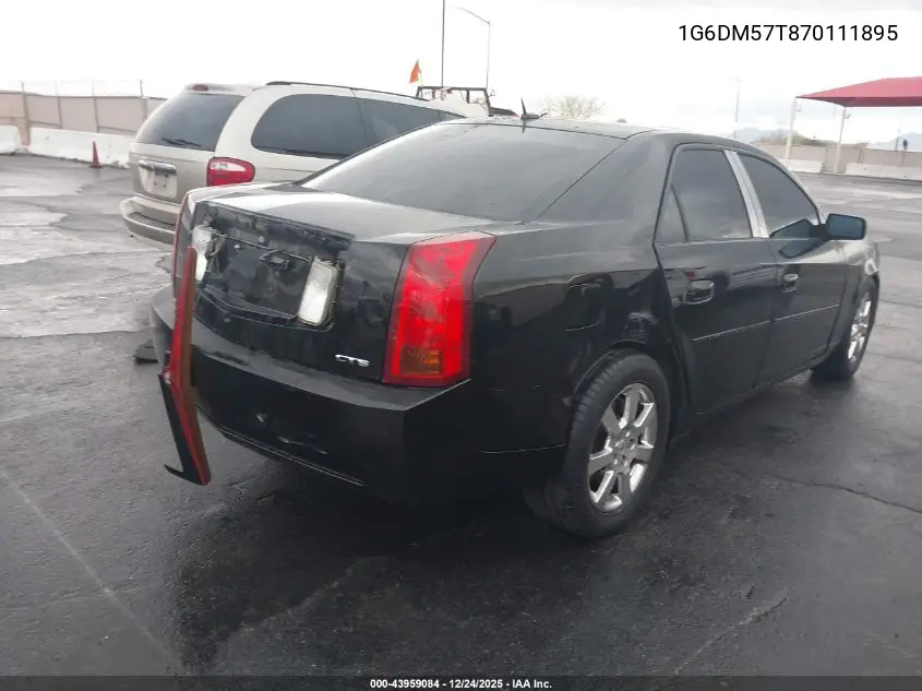 1G6DM57T870111895 2007 Cadillac Cts Standard