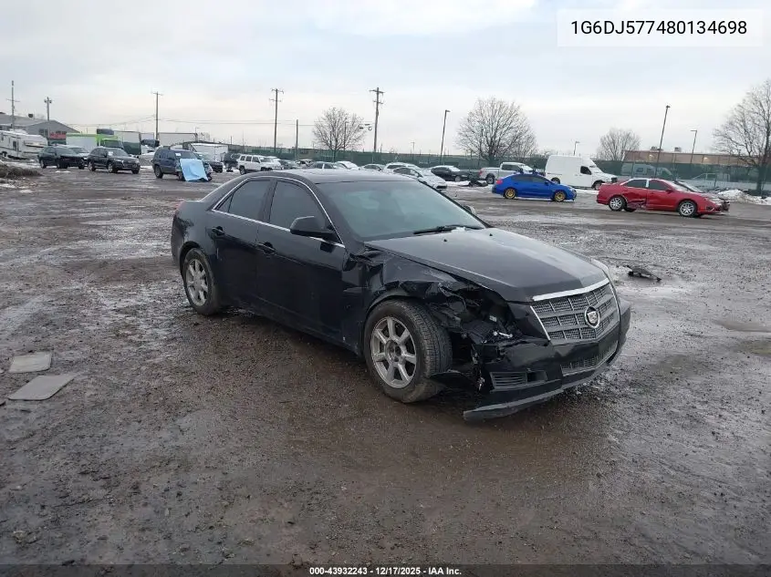 1G6DJ577480134698 2008 Cadillac Cts Standard