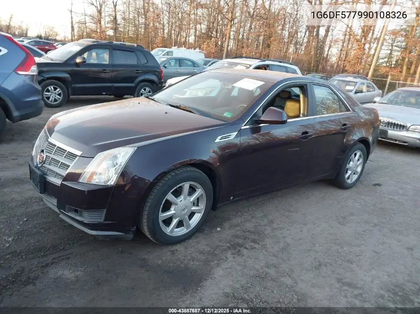 1G6DF577990108326 2009 Cadillac Cts Standard
