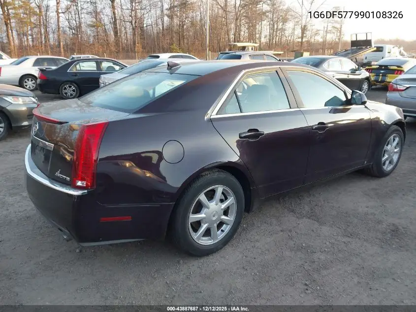 1G6DF577990108326 2009 Cadillac Cts Standard