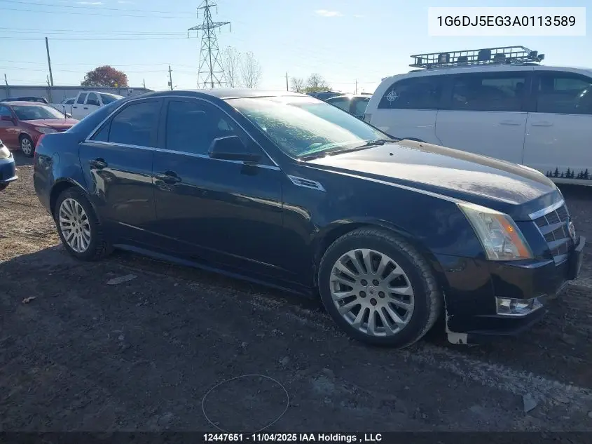 1G6DJ5EG3A0113589 2010 Cadillac Cts Performance Collection