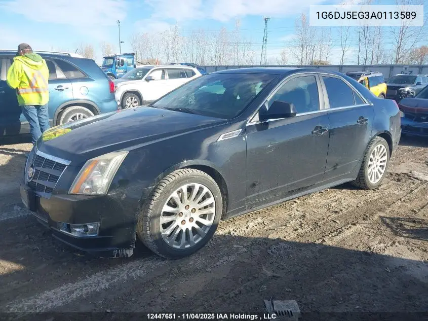 1G6DJ5EG3A0113589 2010 Cadillac Cts Performance Collection