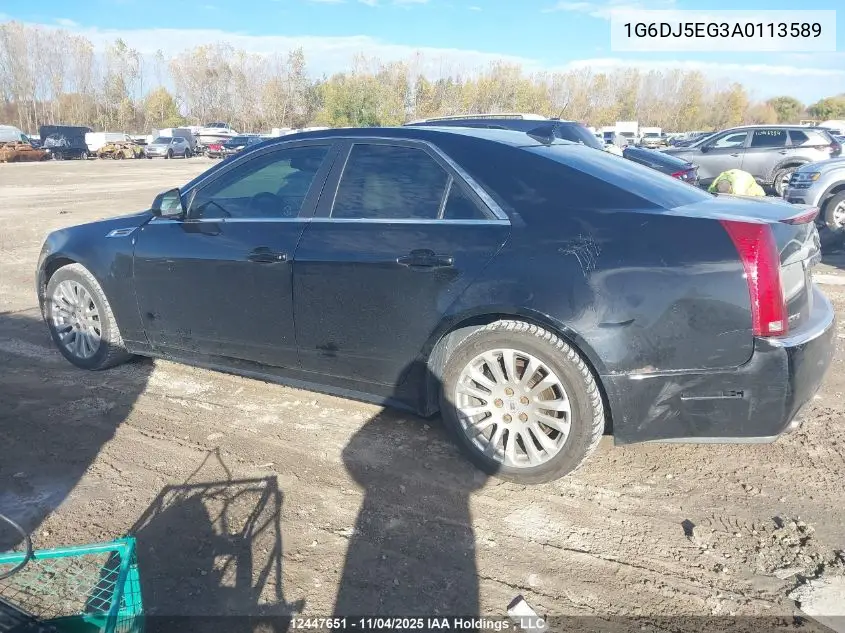 1G6DJ5EG3A0113589 2010 Cadillac Cts Performance Collection