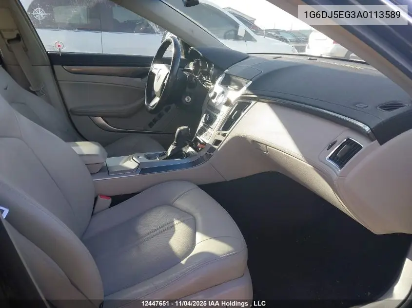 1G6DJ5EG3A0113589 2010 Cadillac Cts Performance Collection