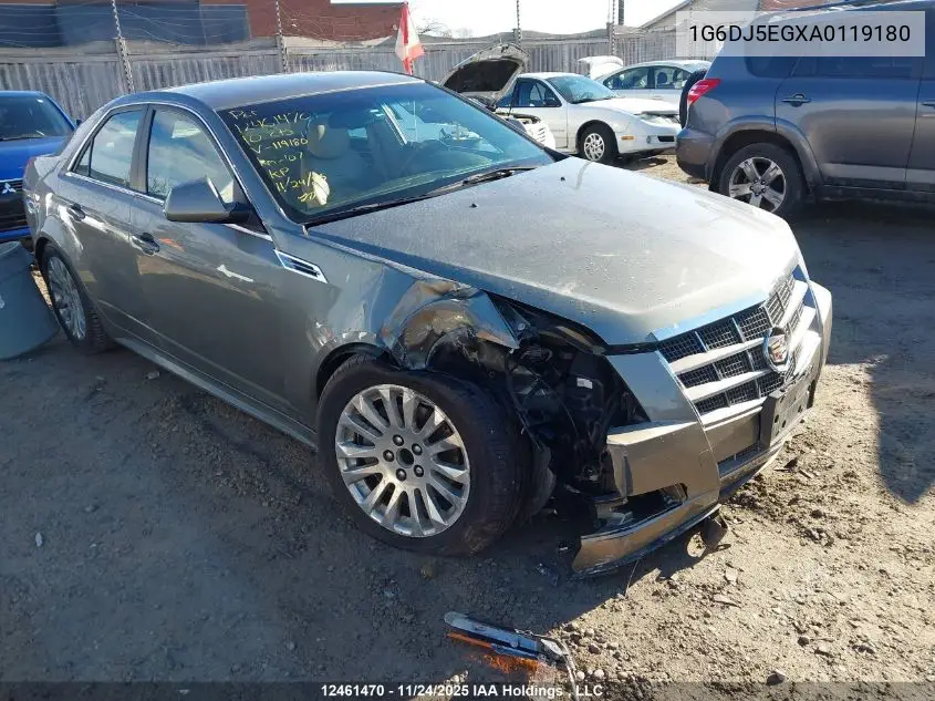 1G6DJ5EGXA0119180 2010 Cadillac Cts Performance Collection