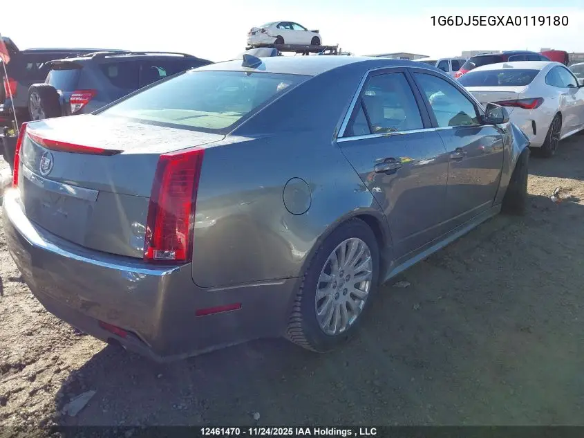 1G6DJ5EGXA0119180 2010 Cadillac Cts Performance Collection