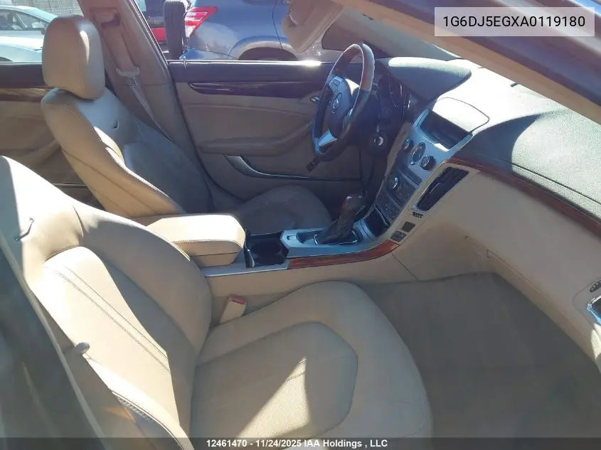 1G6DJ5EGXA0119180 2010 Cadillac Cts Performance Collection