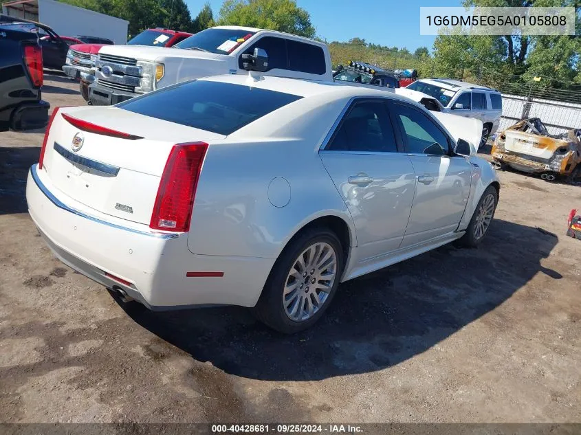 1G6DM5EG5A0105808 2010 Cadillac Cts Performance