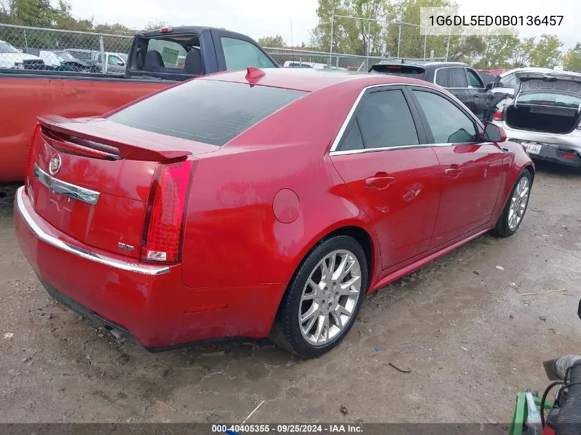 1G6DL5ED0B0136457 2011 Cadillac Cts Standard