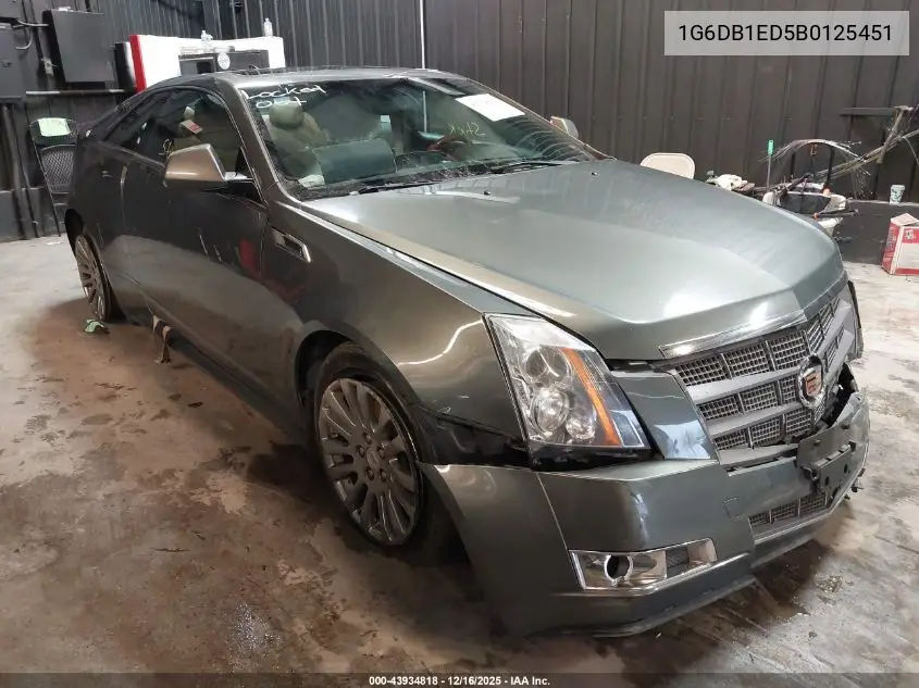 1G6DB1ED5B0125451 2011 Cadillac Cts