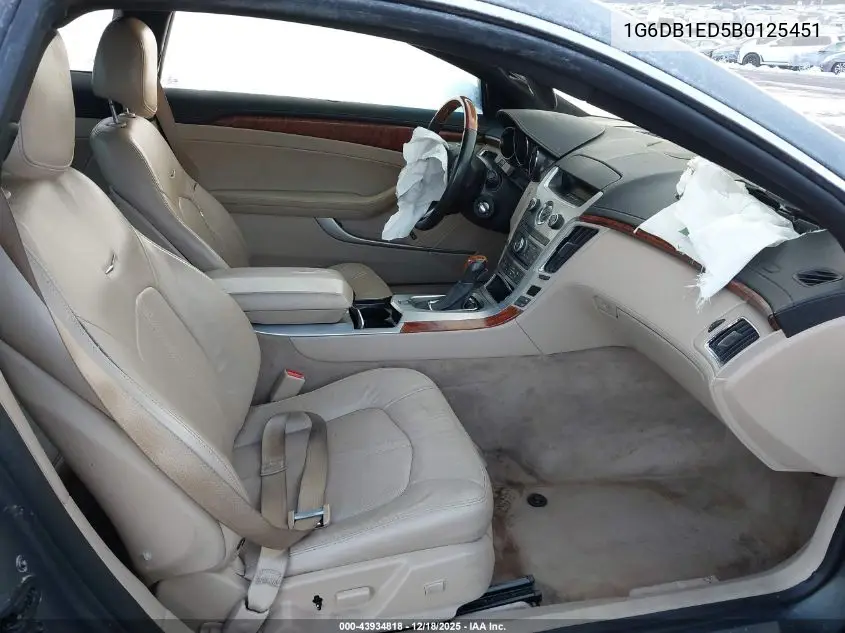 1G6DB1ED5B0125451 2011 Cadillac Cts