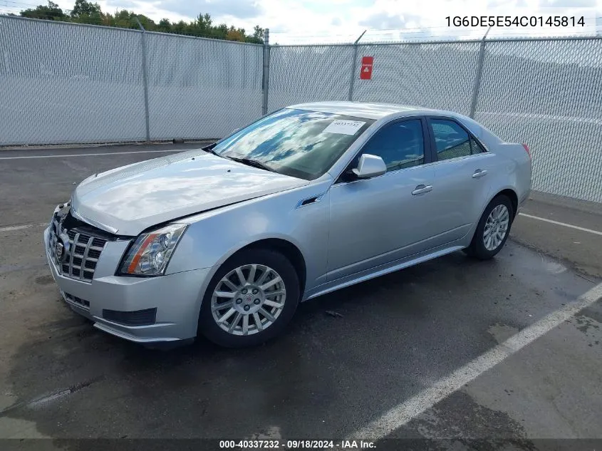 1G6DE5E54C0145814 2012 Cadillac Cts Luxury