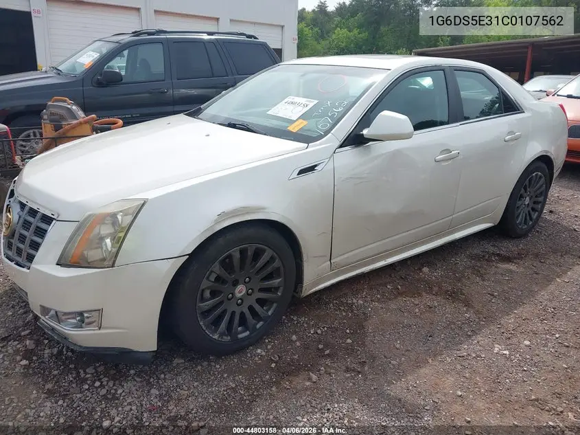 1G6DS5E31C0107562 2012 Cadillac Cts Premium
