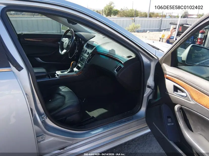 1G6DE5E58C0102402 2012 Cadillac Cts Luxury