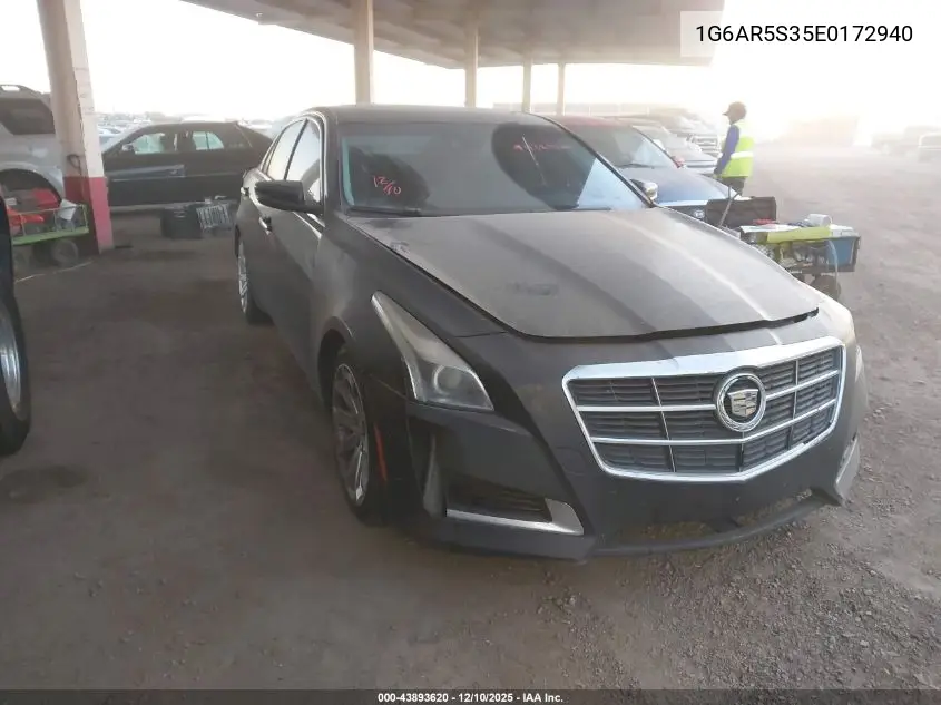 1G6AR5S35E0172940 2014 Cadillac Cts Luxury