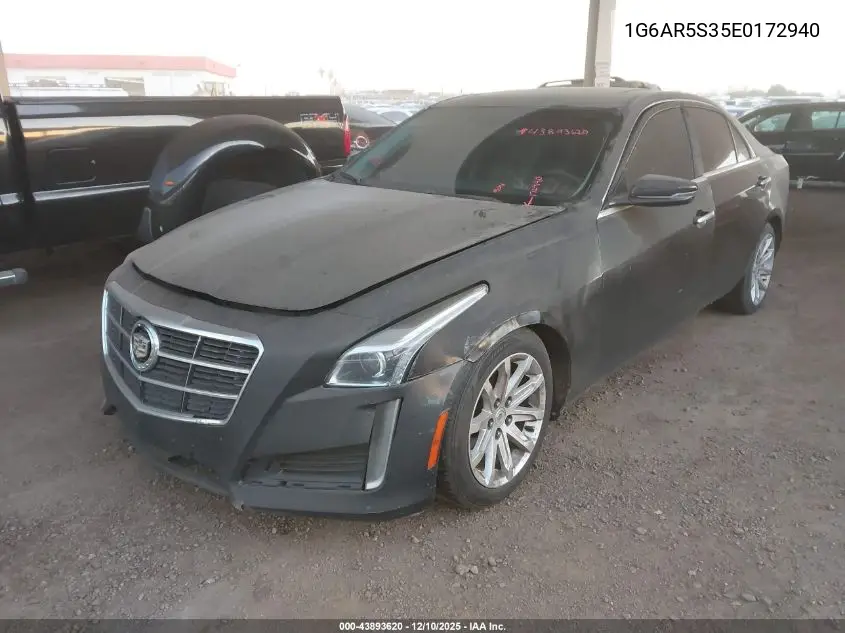 1G6AR5S35E0172940 2014 Cadillac Cts Luxury