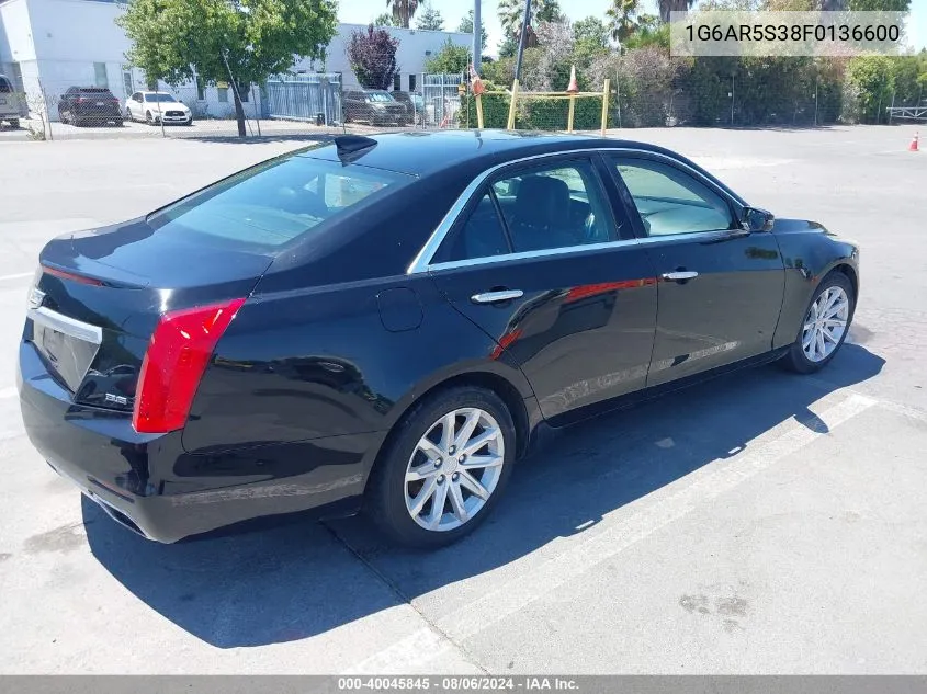 1G6AR5S38F0136600 2015 Cadillac Cts Luxury