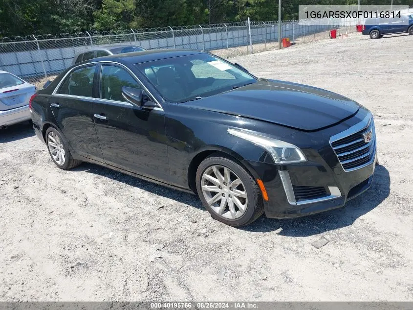 1G6AR5SX0F0116814 2015 Cadillac Cts Luxury