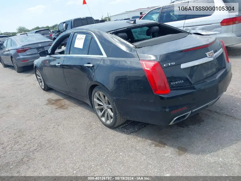 1G6AT5SS0G0105304 2016 Cadillac Cts Premium Collection