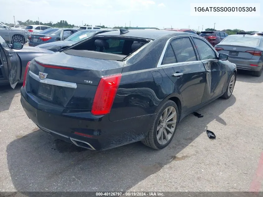 1G6AT5SS0G0105304 2016 Cadillac Cts Premium Collection