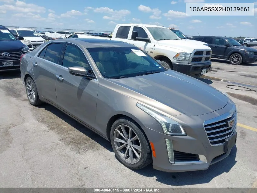 1G6AR5SX2H0139661 2017 Cadillac Cts Luxury