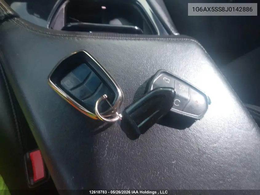 1G6AX5SS8J0142886 2018 Cadillac Cts
